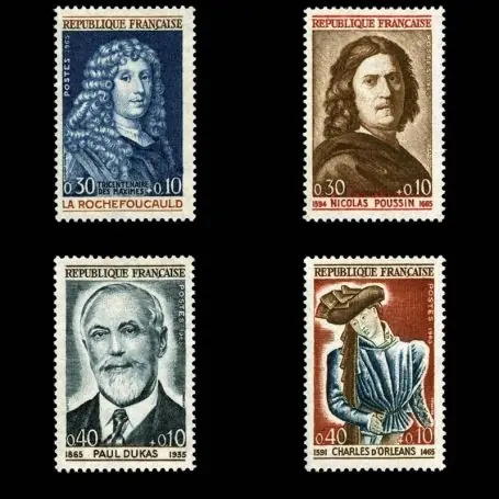 Timbres France Série N° 1442/45 neuf sans charnière Dernier Modèle