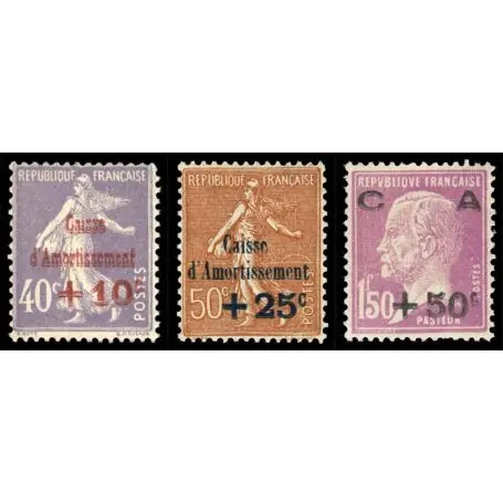 Expédié Aujourd’hui Timbres France Série N° 249/251 neuf sans charnière