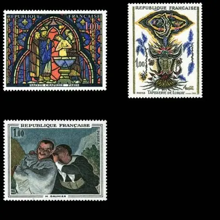 Bon Marché Timbres France Série N° 1492/1494 neuf sans charnière