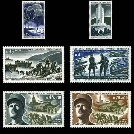 Paiement Sécurisé Timbres France Série N° 1603/08 neuf sans charnière