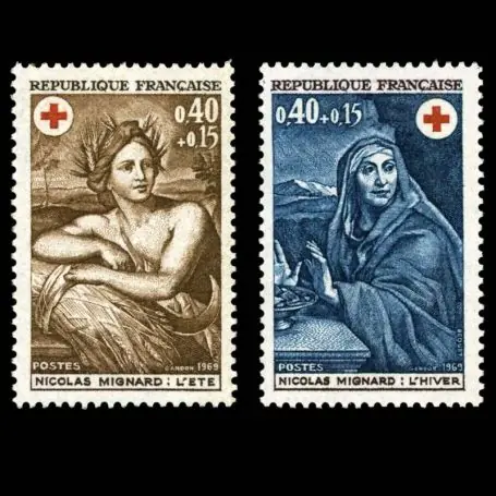 Tendance Timbres France Série N° 1619/20 neuf sans charnière