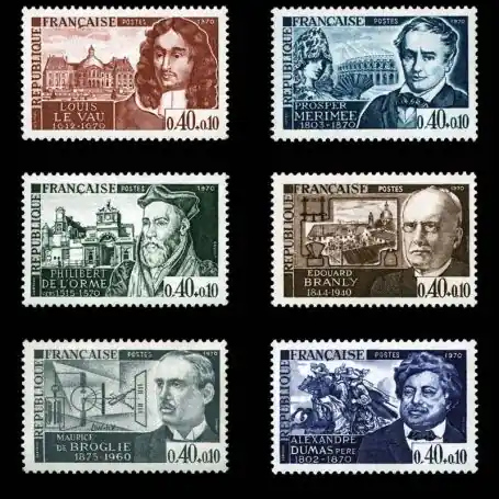 Timbres France Série N° 1623/28 neuf sans charnière Meilleure Vente