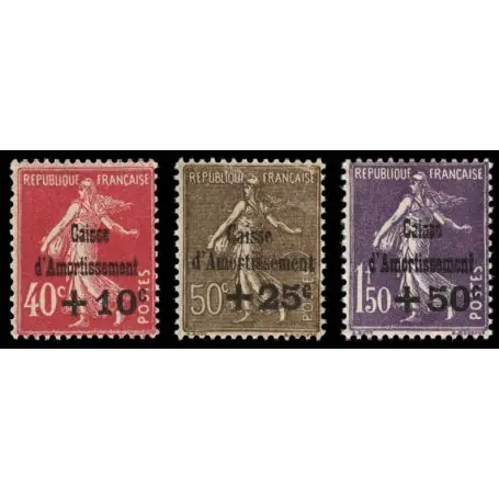 Populaire Timbres France Série N° 266/268 neuf sans charnière