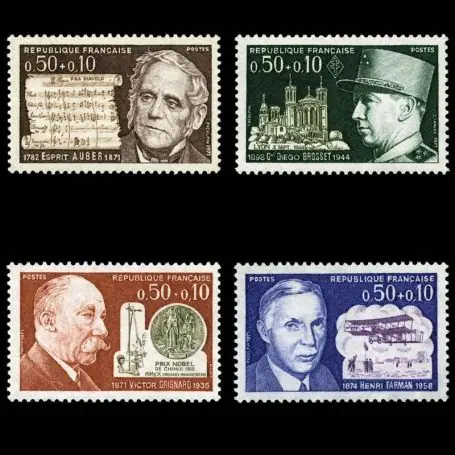 Timbres France Série N° 1667/70 neuf sans charnière Prix Choc