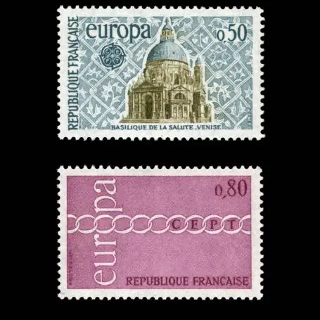 Offre Exclusive Timbres France Série N° 1676/77 neuf sans charnière