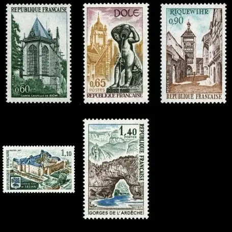 Timbres France Série N° 1683/87 neuf sans charnière Expédition Rapide