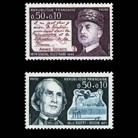 Paiement Sécurisé Timbres France Série N° 1689/90 neuf sans charnière