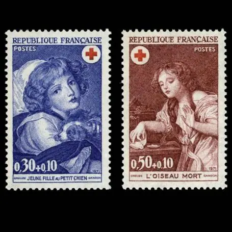 Dernière Chance Timbres France Série N° 1700/01 neuf sans charnière
