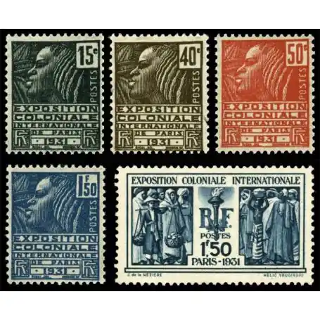 Timbres France Série N° 270/274 neuf sans charnière Fait Main