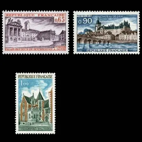Satisfait Ou Remboursé Timbres France Série N° 1757/1759 neuf sans charnière