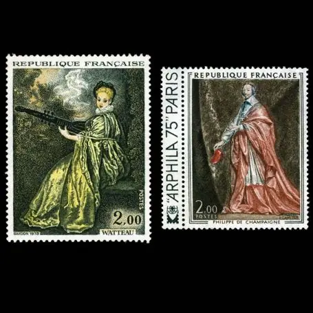 Populaire Timbres France Série N° 1765/1766 neuf sans charnière