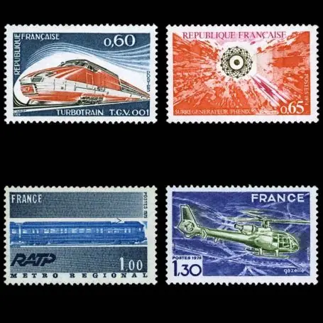 Timbres France Série N° 1802/05 neuf sans charnière Haute Qualité