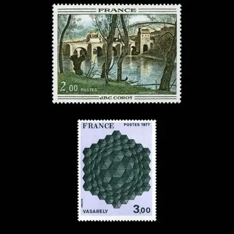 Timbres France Série N° 1923/1924 neuf sans charnière Promotion