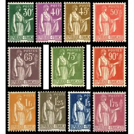 Usine Directe Timbres France Série N° 280/289 neuf sans charnière