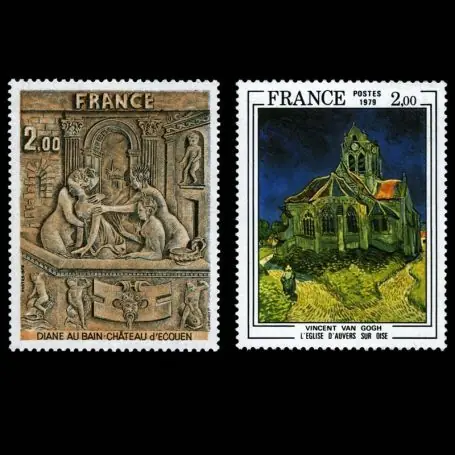 Timbres France Série N° 2053/2054 neuf sans charnière Vente Directe