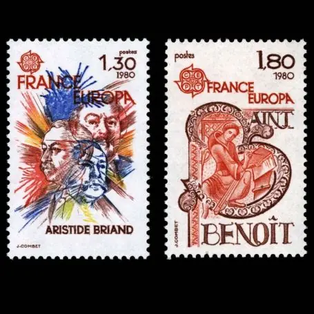 Timbres France Série N° 2085/86 neuf sans charnière Retour Gratuit