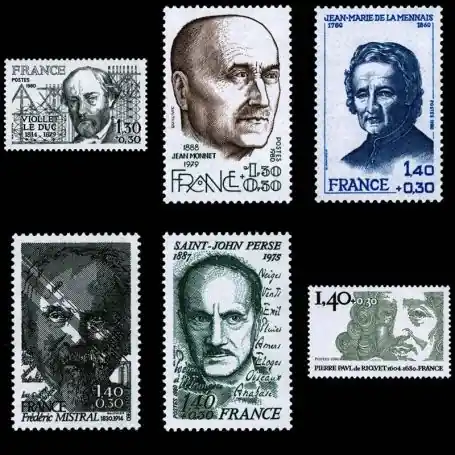Exclusif Timbres France Série N° 2095/00 neuf sans charnière