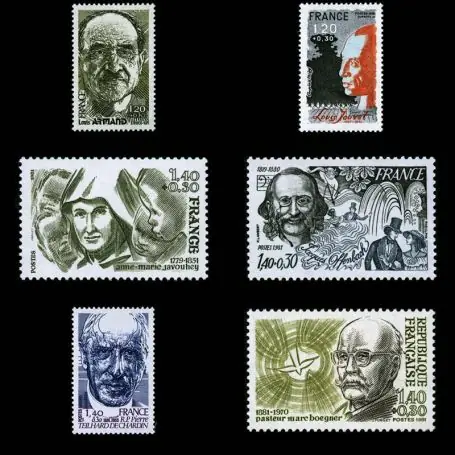 Timbres France Série N° 2148/2153 neuf sans charnière Nouvel Arrivage