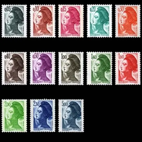 Timbres France Série N° 2178/90 neuf sans charnière Meilleure Qualité