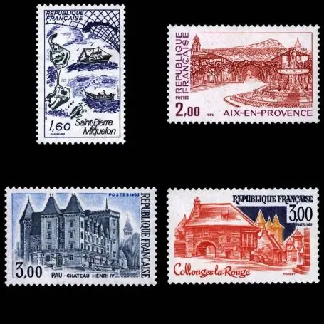 Haute Qualité Timbres France Série N° 2193/96 neuf sans charnière