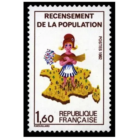 Timbre France N° 2202 neuf sans charnière Populaire
