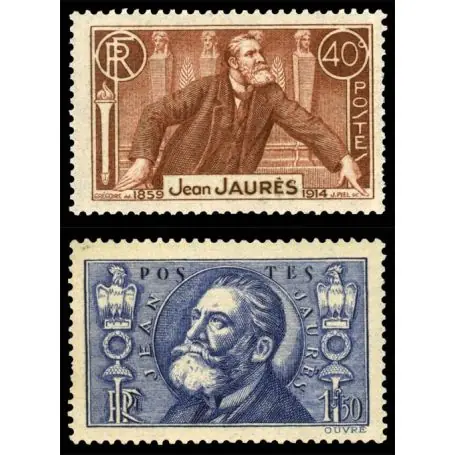 Réduction Timbres France Série N° 318/319 neuf sans charnière
