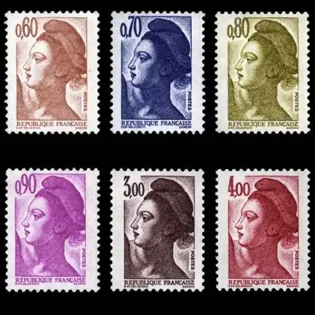 Timbres France Série N° 2239/44 neuf sans charnière Vente Directe