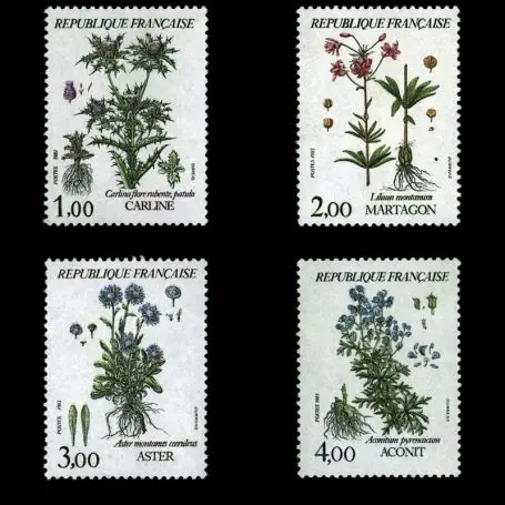 Timbres France Série N° 2266/69 neuf sans charnière Réduction