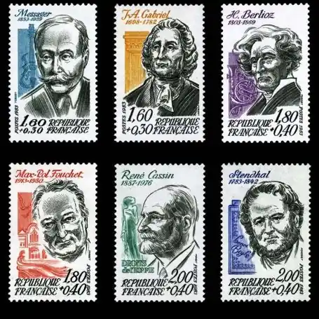 Timbres France Série N° 2279/84 neuf sans charnière Prix Réduit