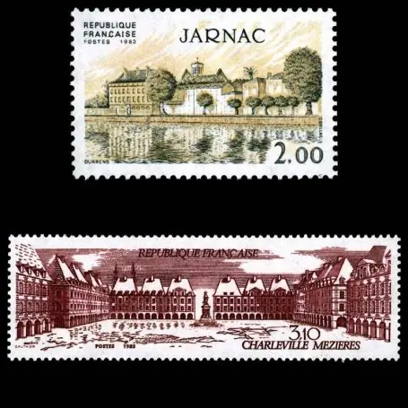 Livraison Gratuite Timbres France Série N° 2287/2288 neuf sans charnière