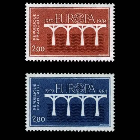 Timbres France Série N° 2309/10 neuf sans charnière En Vogue