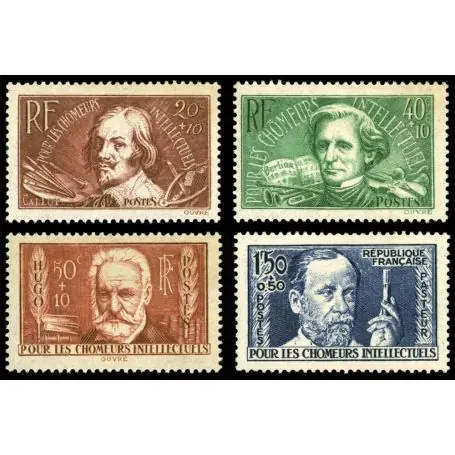 Timbres France Série N° 330/333 neuf sans charnière Retour Gratuit
