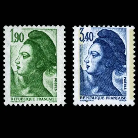 Timbres France Série N° 2424/2425 neuf sans charnière Livraison Gratuite