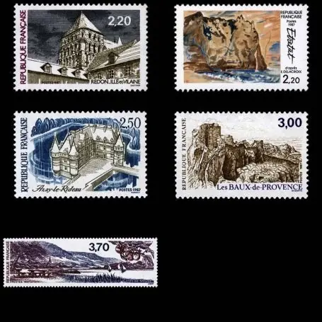 Remise Timbres France Série N° 2462/66 neuf sans charnière