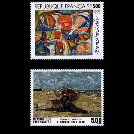 Timbres France Série N° 2473/2474 neuf sans charnière Marque