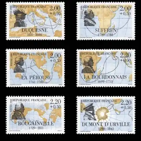 Édition Limitée Timbres France Série N° 2517/22 neuf sans charnière