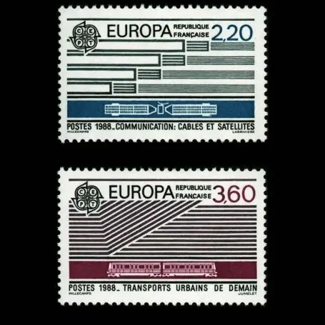 Livraison Mondiale Timbres France Série N° 2531/32 neuf sans charnière