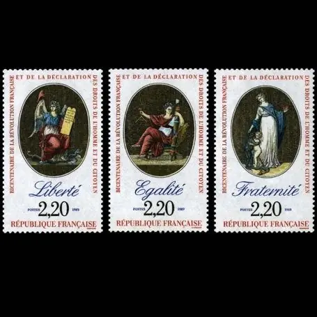Paiement Sécurisé Timbres France Série N° 2573/2575 neuf sans charnière