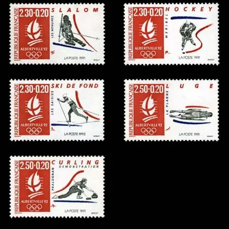 Premium Timbres France Série N° 2676/80 neuf sans charnière
