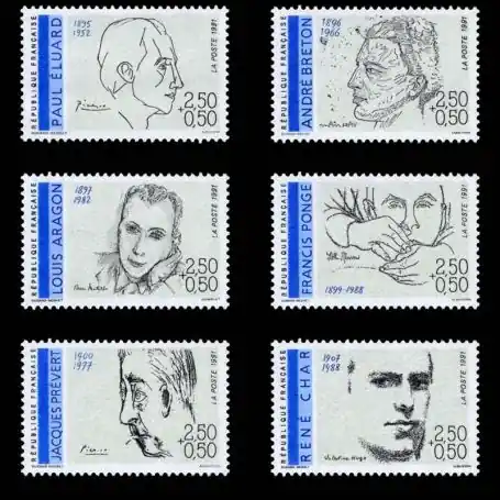 Timbres France Série N° 2681/86 neuf sans charnière Promotion Saisonnière