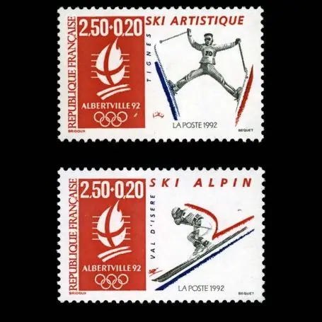 Haute Qualité Timbres France Série N° 2709/2710 neuf sans charnière