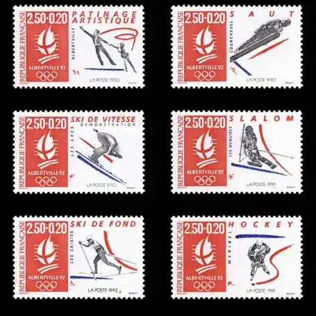 Timbres France Série N° 2737/42 neuf sans charnière Acheter En Ligne