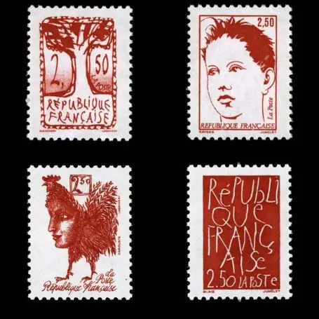 Timbres France Série N° 2772/75 neuf sans charnière Top Vente