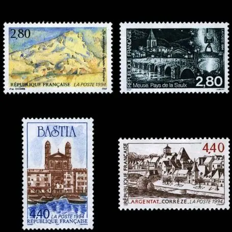 Timbres France Série N° 2891/94 neuf sans charnière Expédié Aujourd’hui