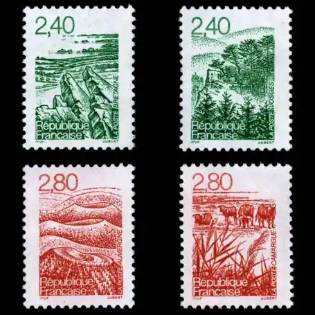 Timbres France Série N° 2949/52 neuf sans charnière Quantité Limitée