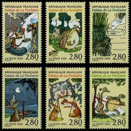 Timbres France Série N° 2958/63 neuf sans charnière Affaire À Saisir