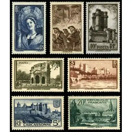 Acheter Direct Timbres France Série N° 388/394 neuf sans charnière