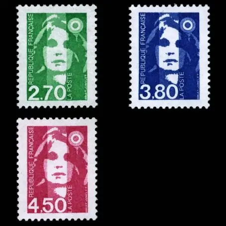 Solde Timbres France Série N° 3005/3007 neuf sans charnière