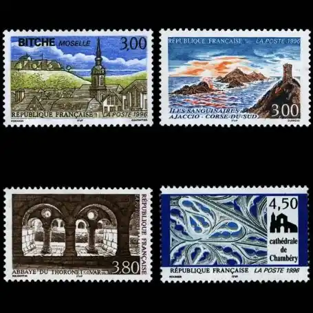 Timbres France Série N° 3018/21 neuf sans charnière Promotion Saisonnière