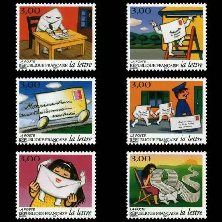 Timbres France Série N° 3060/65 neuf sans charnière Commander Vite